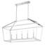 Luminaire suspendu linéaire à 5 lumières pour îlot de cuisine en nickel poli Hastings-559802597-637763705