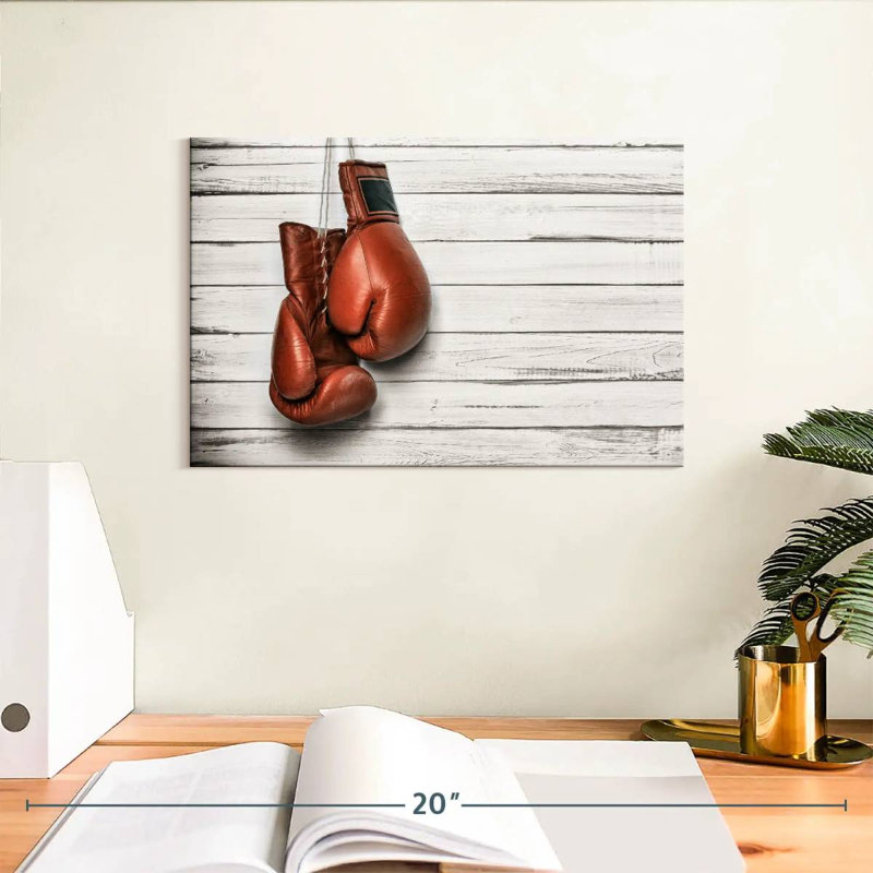 Gants de boxe Sirci rouge foncé, H 8 po x l 12 po