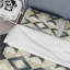 Ensemble de housse de couette en microfibre beige / vert Minimalist Symmetry-1064354695