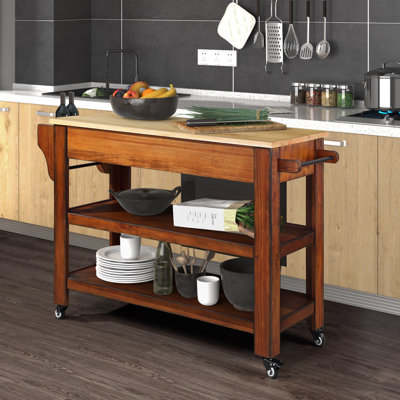 Rolling Kitchen Island With Storage