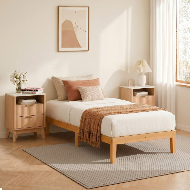 Lit plateforme Charvi, Twin, 16"