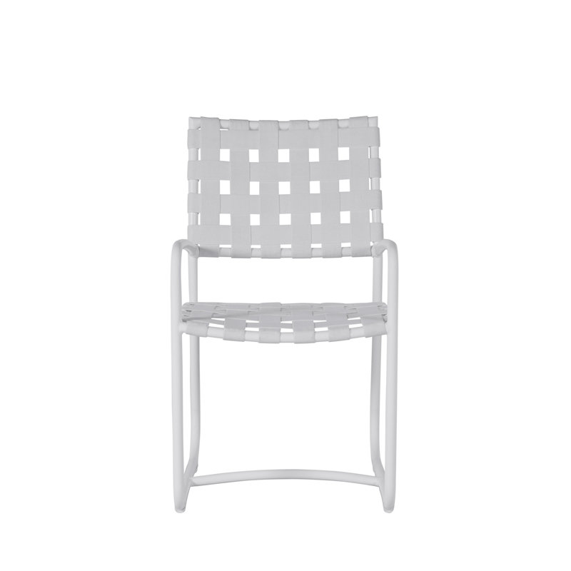 Catalina Arm Chair, Chalk Frame/White Seat