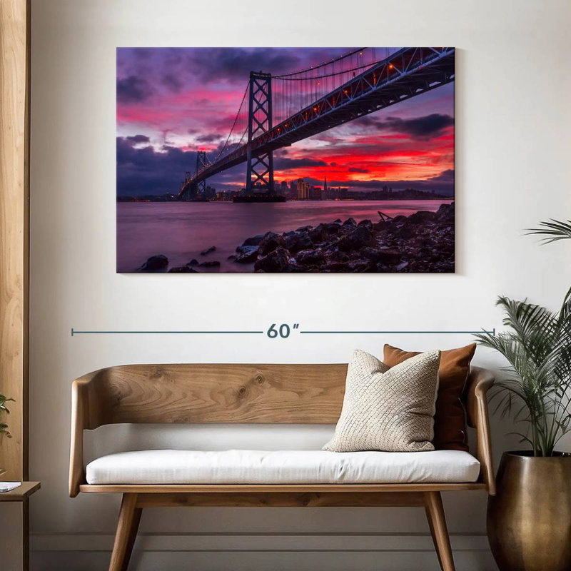 Lilie, pont de la baie de San Francisco, crépuscule