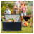Outdoor Metal Storage Box - Waterproof Patio Storage Container with Lockable Doors, Large Capacity Deck Box for Garden, Poolside, and Backyard Organization-771880393