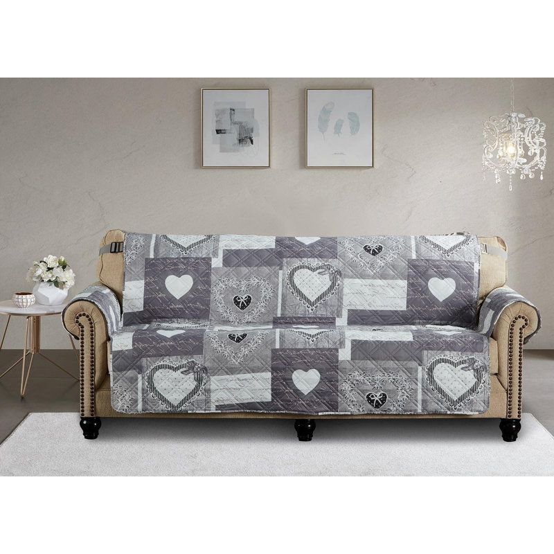 Housse matelassée pour canapé Patchwork Design