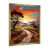 Impression dorée sur toile encadrée