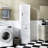 Laundry Cabinet With 1 Storage Cabinet And 1 Drawer