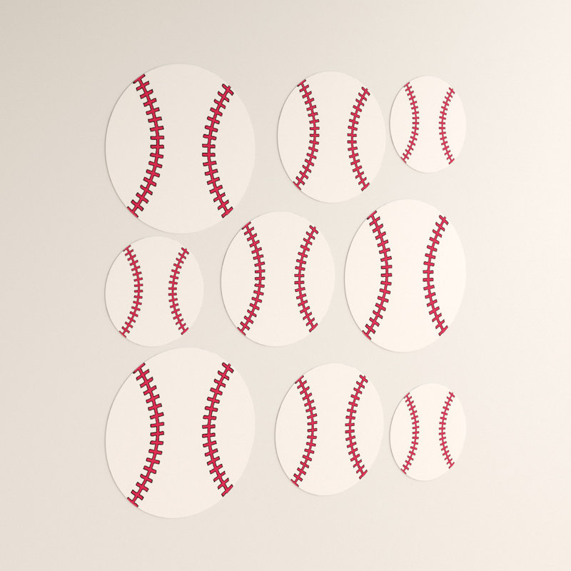Sports Non-Wall Damaging Wall Decal, 30" H x 30" W x 0.01" D