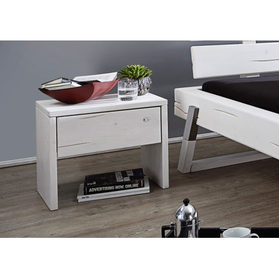 Vancouver 33cm W Solid Wood Bedside Table