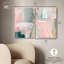 «Pastel Boho Minimalist pair», art mural bleu sur toile par Art Remedy-115942376-115942377