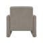 Fauteuil d'appoint en chenille gris Glenda