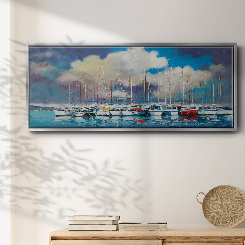 Abstract Port- Framed Canvas