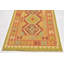 Tapis en laine rouge 3 pi 3 po x 5 pi en laine one-of-kind main-noué la new age Elland