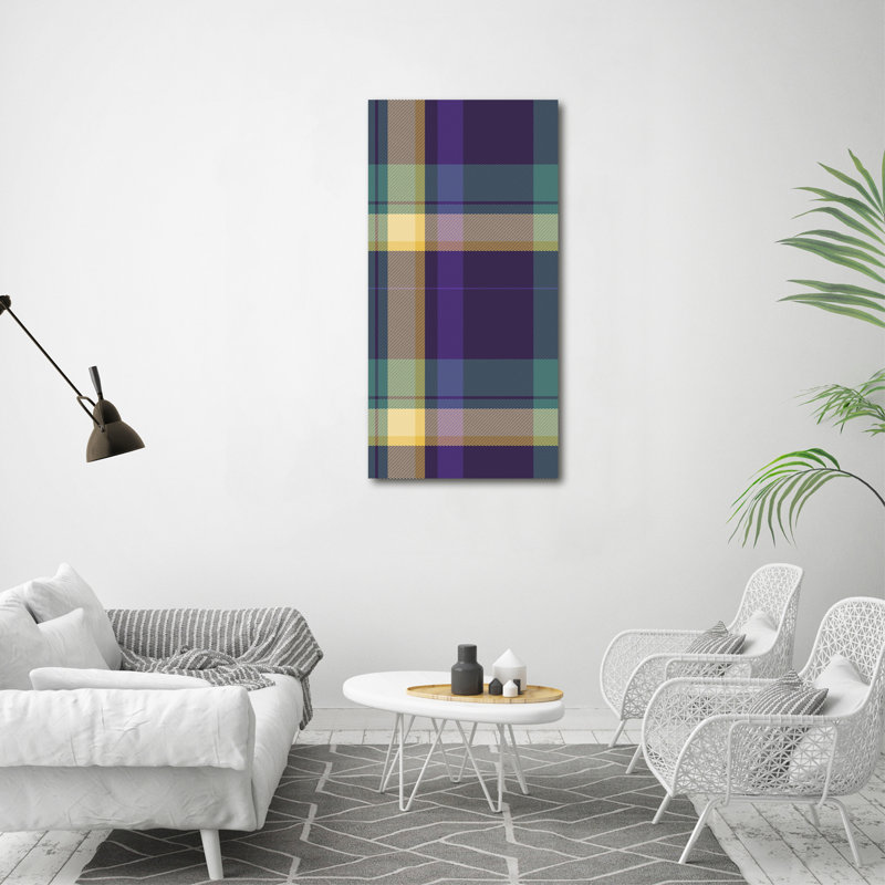 Lattice Texture - Wrapped Canvas Art Print