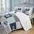 Patchwork bleu marine
