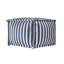 Pouf carré rayé 20 po Macclesfield-1240387627