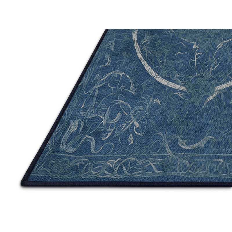 Tapis gris lavable à la machine, Rectangle 8 pi x 12 pi