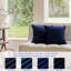 Ensemble de 2 housses de coussin décoratif carré pour canapé-lit-112104468