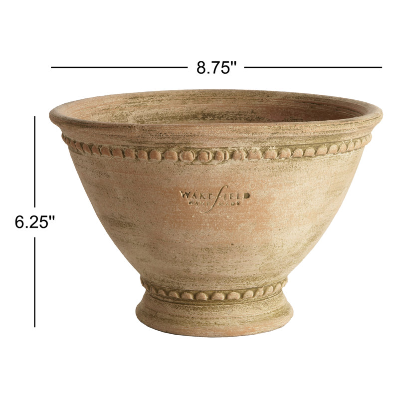 Wakefield Handmade Handmade Planter, Beige