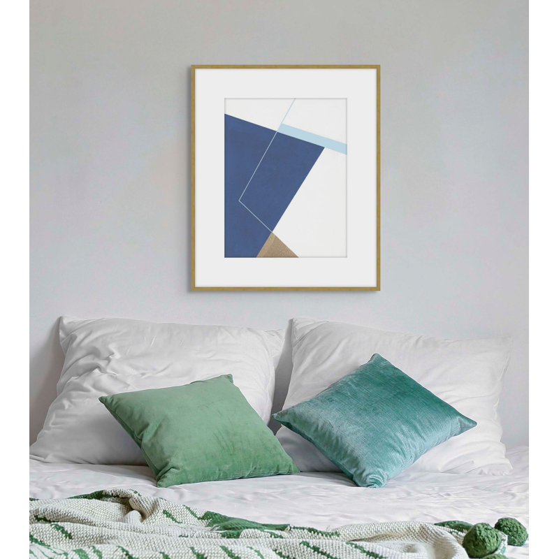 Precisely Prussian 6 Print by Studio L57 Schemata, 22.48" H x 20.48" W
