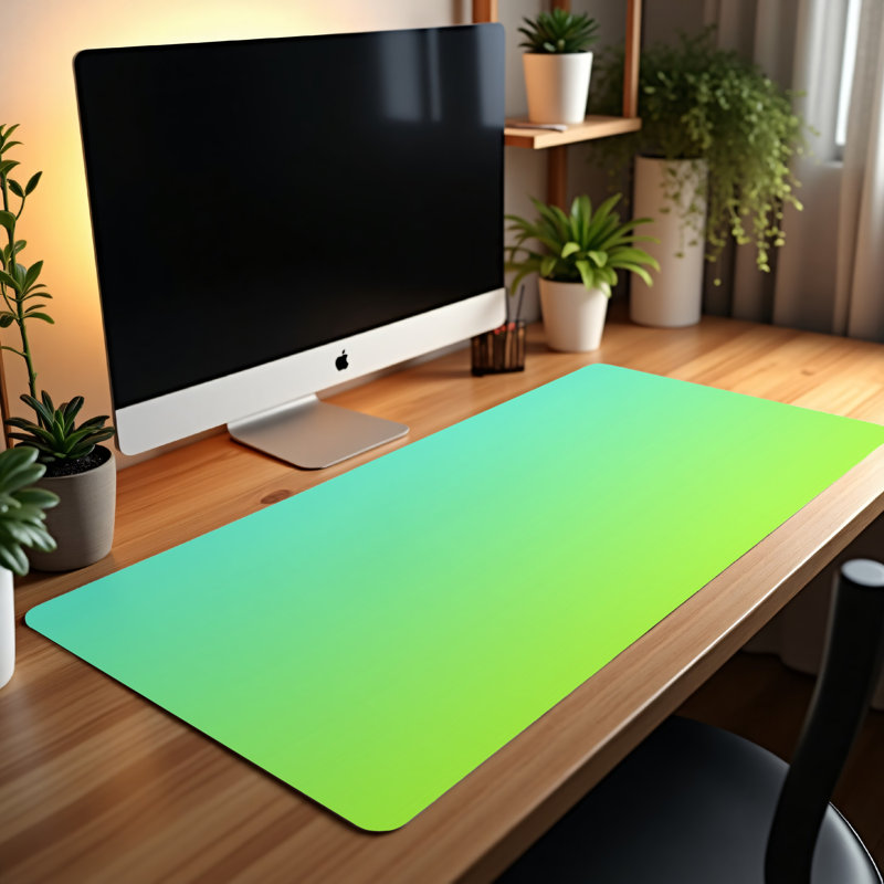 Polyester Desk Pad, 14.4x12.1