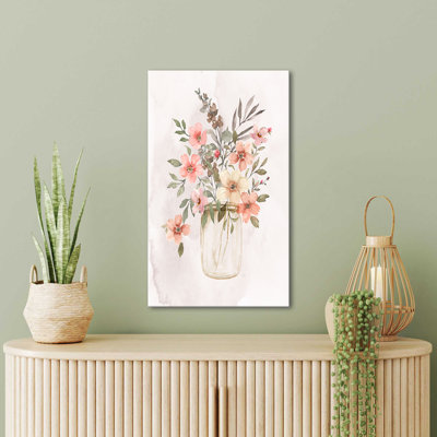 "Peaches and Cream I" by Nan Print on Canvas