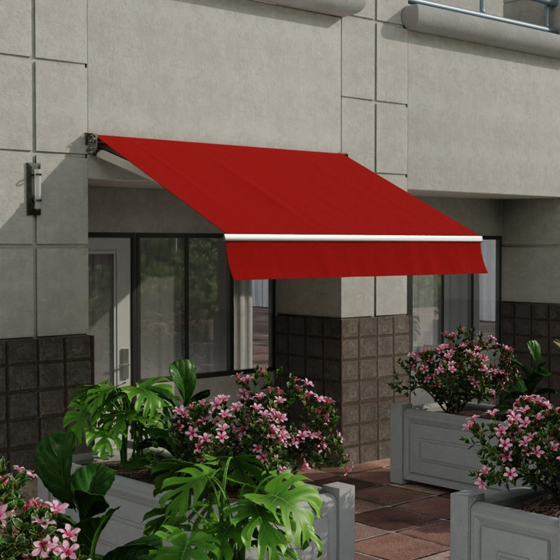 Tissu Sunbrella 60 po, Rouge logo