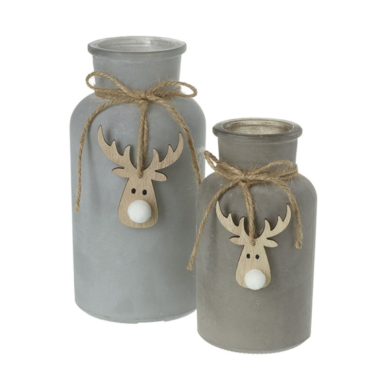 Handmade Cement Decorative Bottle
