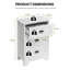Goussainville 45cm W Bedside Table-1392966779