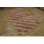 Tapis à motif géométrique antique American Folk Art