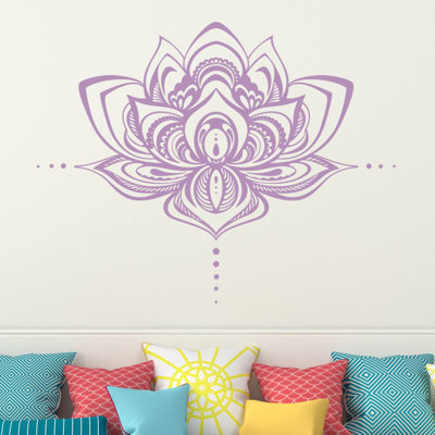 Décalcomanie murale fleur lotus Natazhat