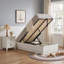 Lit plateforme moderne en bois sans tête de lit avec base étagée et rangement relevable, simple, blanc délavé-1567343422-1575889936