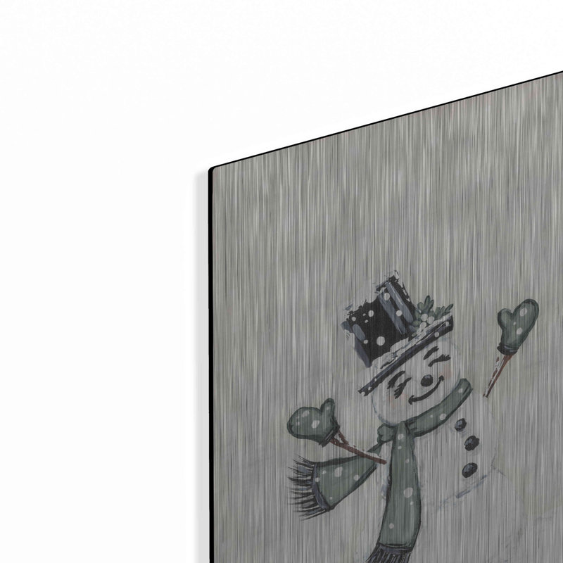 «Jolly Green Snowman» par Sara Baker, H 16 po x l 12 po