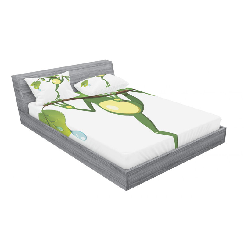 Microfiber Sheet Set, Queen Sheet Set with Fitted Sheet
