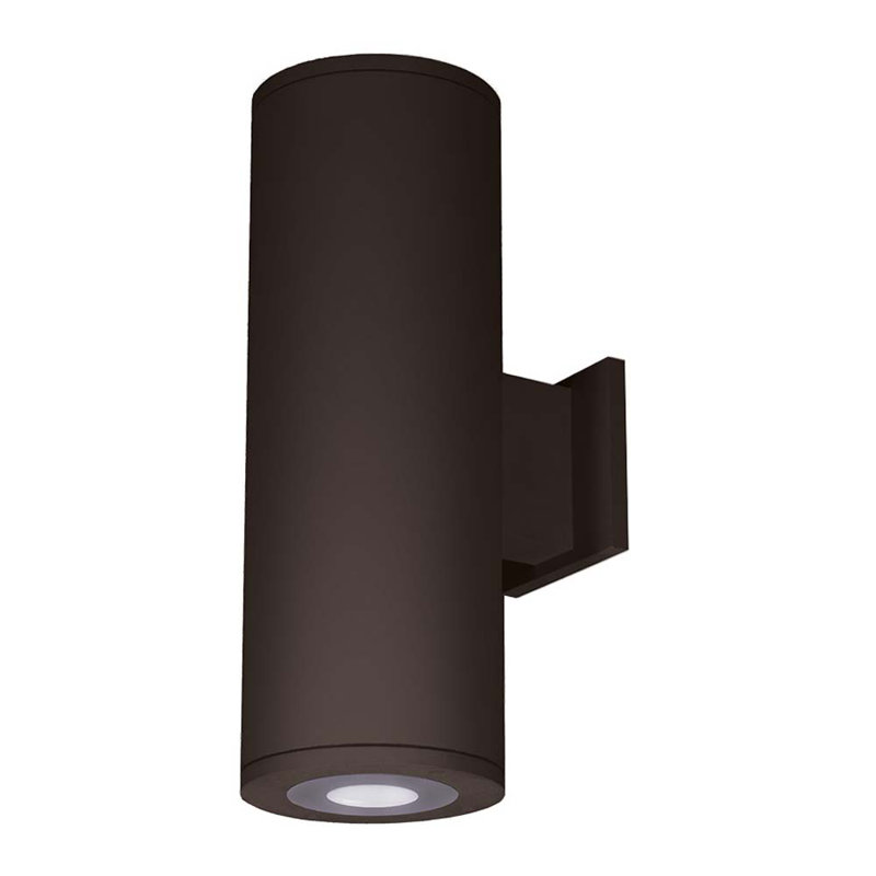 Tube Architectural LED Wall Light, 3000K, Bronze