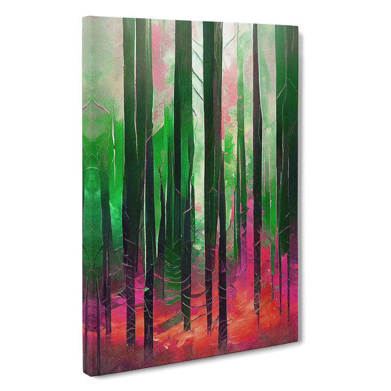 An Artistic Forest No.4 - Wrapped Canvas, 50cm H x 35cm W x 3cm D