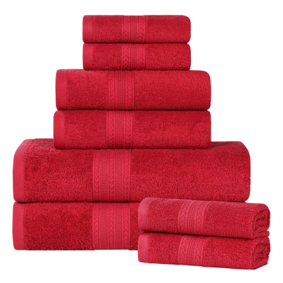 Asleigh 8-Piece Cotton Towel Set