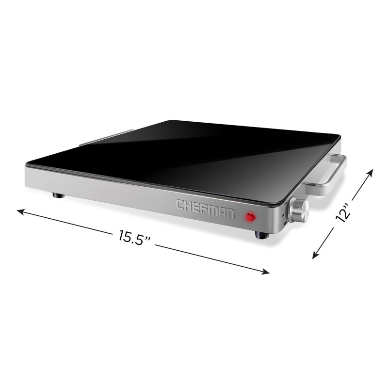 Plat de service en aluminium Chefman - 0,5 - 1,25