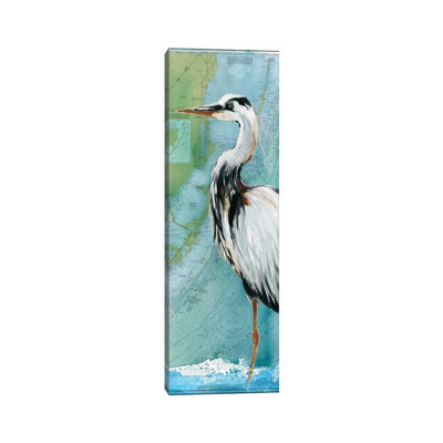 Biscayne Bay Crane by Carol Robinson - Panoramic Print on Canvas
