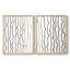 Impression encadrée Jagged Flow I-Premium - prêt à être accroché - aucun clou requis - aucun clou requis-197035762-197035765