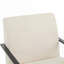 Ensemble de 2 fauteuils rembourrés en polyester beige chaud, salon moderne pour le salon, la chambre à coucher et le bureau