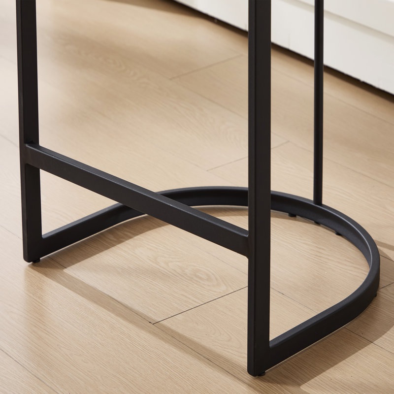 Alrick, Brown Seat/Matte Black Frame