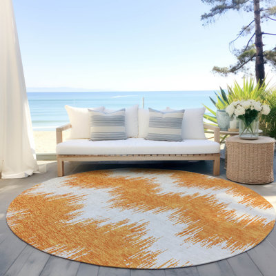 Malek Indoor/Outdoor Area Rug with Non-Slip Backing