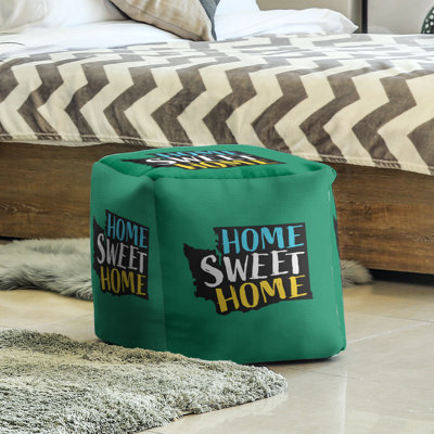 Upholstered Polyester Blend Cube