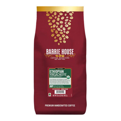 Barrie House Fair Trade Organic Ethiopian Yirgacheffe WhoLe Bean Coffee 2 Lb . - WS-110BHWBETHIO