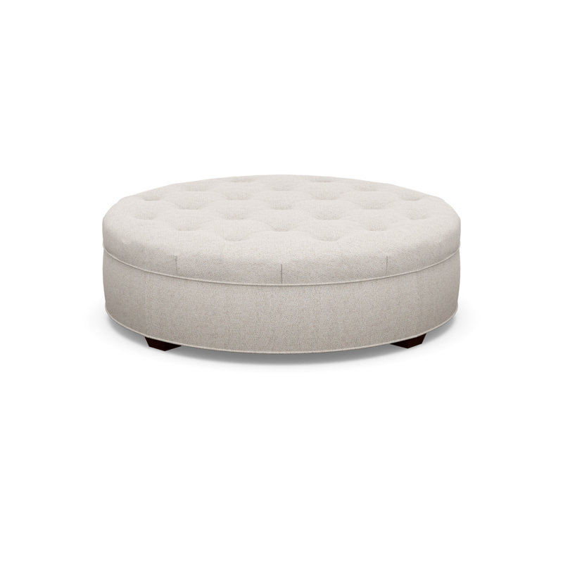 Round Ottoman, Walnut, 2243-77