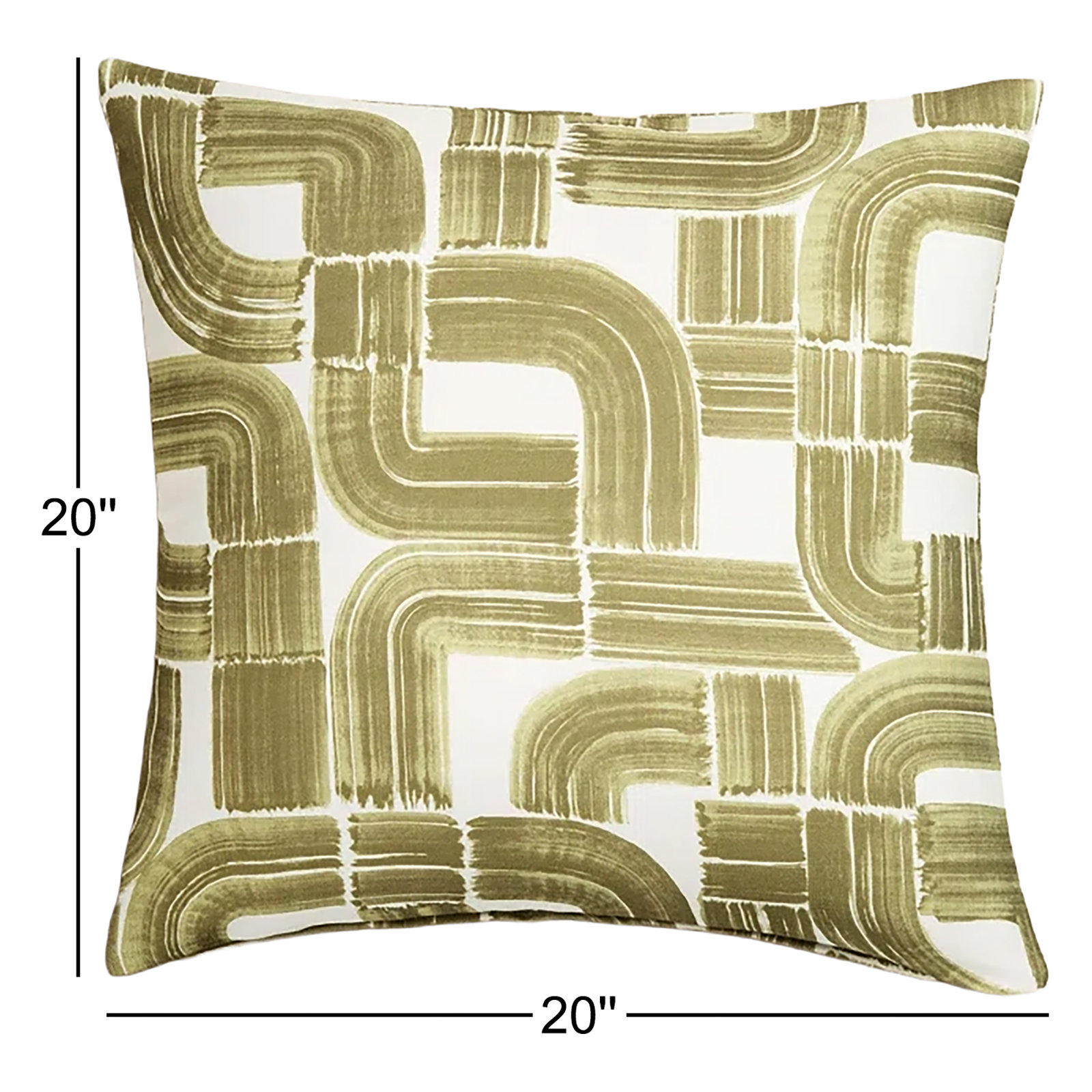 Terrace Accent Pillow, Feather, Square 20"