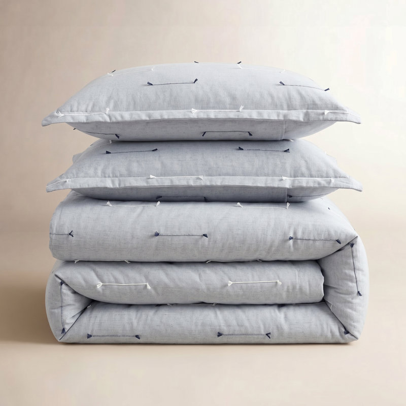 Jetson Polyester Comforter, Queen Comforter, Blue