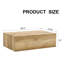 Table basse en bois, forme élégante, table moderne à base rectangulaire, abat-jour en bois, hauteur confortable-1848745473