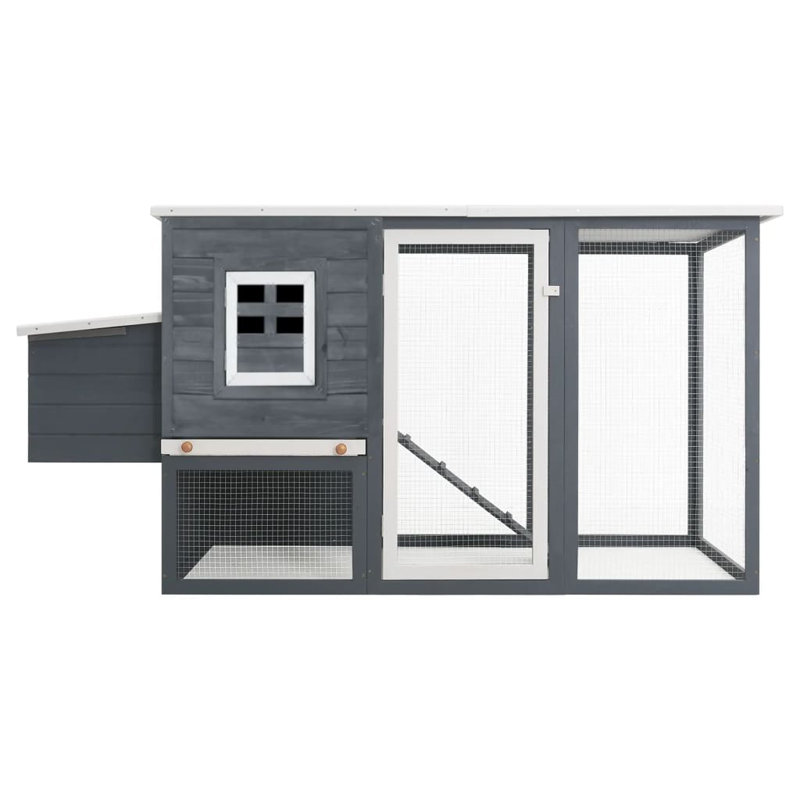 Rasen Rabbit Hutch, Grey